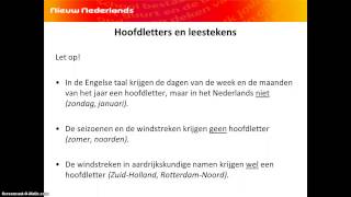 hoofdletters en leestekens [upl. by Tova]