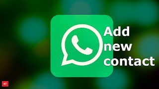 How to add new contacts in WhatsApp on android device [upl. by Evelinn]