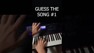 GUESS THE SONG 1 piano pianotutorial pianocover pianomusic pianolessons guessthesong [upl. by Eelorac76]