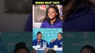 SIMONE BILES RELIGION 🙏😇 faith olympics2024 olympics jesus [upl. by Glennie764]