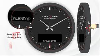 Calender Selection GREGORIANHIJRI  ALFAJR ANADIGI CLOCK [upl. by Htiel549]