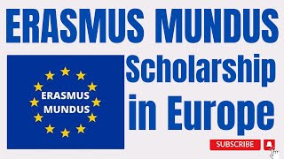 FullyFunded Erasmus Mundus Scholarship in Europe  Fees Stipend Insurance Flight Settlement etc [upl. by Ailelc]