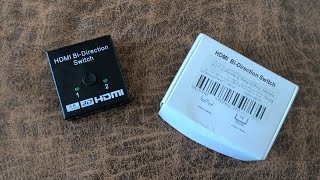 HDMI BiDirection switch unboxing amp working BY GURINDER SINGH [upl. by Lesh]