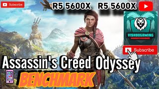 Assassins Creed Odyssey PC GAMING BENCHMARK TEST R5 5600X  RTX 3060 HIGHVERY HIGHULTRA HIGH [upl. by Hastings]