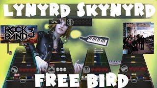 Keys Lynyrd Skynyrd  Free Bird  Rock Band 3 Expert Full Band [upl. by Naneek952]