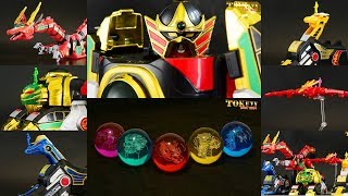 Power Ranger Mighty Morphin Season 1 and Season 2  Super Sentai Zyuranger and Dairenoh Shorts toy [upl. by Pendergast]