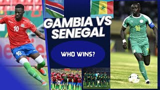 Gambia vs Senegal Guinea [upl. by Nnaeirelav]