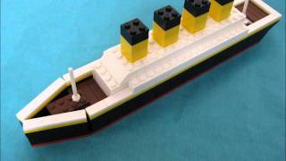 Lego Titanic mini preview [upl. by Limbert34]