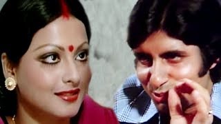 Amitabh Bachchan amp Rekhas love story  Do Anjaane  Bollywood Scene 531 [upl. by Yrollam]