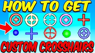 CUSTOM CROSSHAIRS in FORTNITE Chapter 5 [upl. by Kries473]