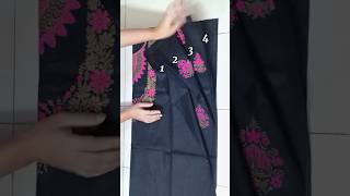 Easiest way of Kameez Cutting ✂️ in 30sec shorts cuttingandstitching [upl. by Adnesor]