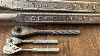 Vintage PlvmbProto 1quot Drive Ratchet 5849 Big Bertha Fix [upl. by Nylassej]