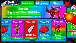 INSANE DRILL EVENT PASS IS COMING🌈🔥  Toilet Tower Defense [upl. by Enaffit769]