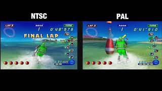 Wave Race Blue Storm NTSC vs PAL comparison [upl. by Phares]