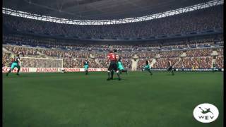 WEV 2 gols com Castolo na Master League no PES 2010 [upl. by Nyleahcim]