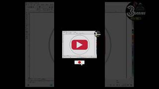 How to Design best YouTube logo in Coreldrawfouryoupage 3geniusgraphics virulshortterendingshort [upl. by Ainessey]