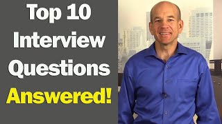 Top 10 Job Interview Questions amp Answers for 1st amp 2nd Interviews [upl. by Kabab]