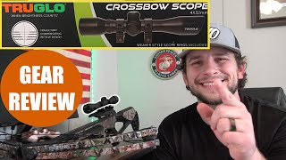 Tru Glo 4x32 Crossbow Scope Review [upl. by Ivanah]