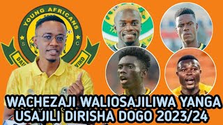 Rasmi Yanga Leo Imetangaza Wachezaji Waliosajiliwa Dirisha Dogo Usajili Yanga 2023 Na 2024 [upl. by Ahsain]