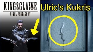 Final Fantasy XV Secret Boss Fight Psychomancer drops Ulrics Kukris Daggers FFXV [upl. by Ahsiri]