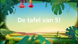 Tafels oefenen met Semsom tafelliedjes  De tafel van 5 [upl. by Al335]