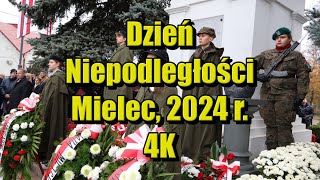 Dzień Niepodległości Mielec 2024 r  4K [upl. by Ramirol]