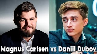 Deadly ATTACK Magnus Carlsen vs Daniil Dubov [upl. by Moyers]