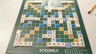 Timelapse Gra planszowa Scrabble Oglądaj w 4K [upl. by Ashlen313]