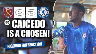 WEST HAM 03 CHELSEA  Princewill  NIGERIAN FAN REACTION PREMIER LEAGUE 2425 HIGHLIGHTS [upl. by Ratcliff325]