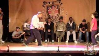 Nelson vs Cintia  Popping Day One  BBoy Championships 2010 [upl. by Gerrard]