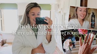 My Fake Tan Routine Packing for Holiday to Ibiza  Pampering at Soho Farmhouse [upl. by Oiluig]