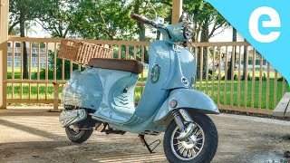 VespaLookin ELECTRIC Scooter AventuraX EV29 Review [upl. by Enak]