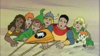 Dungeons amp Dragons 80s Kids TV Cartoon Intro [upl. by Nyleuqcaj]