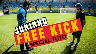 JUNINHO teaches me how to FREEKICK special tuto  seanfreestyle [upl. by Portwine]