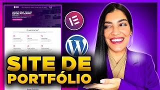 Como Criar um SITE DE PORTFÓLIO no WordPress e Elementor Pro Passo a Passo do Zero [upl. by Bettina]