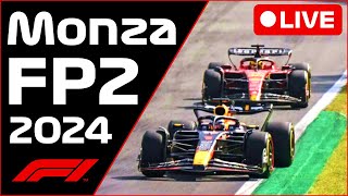 🔴F1 LIVE  Monza GP FP2  Commentary  Live Timing [upl. by Mazman]