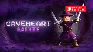 Caveheart Legacy Of The Depths Gameplay Nintendo Switch [upl. by Rohclem]