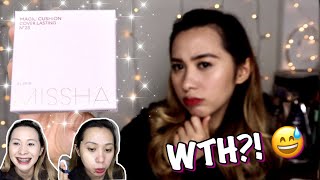 FIRST IMPRESSIONREVIEW Missha Magic Cushion Cover Lasting Foundation 23 DEMO FAIL 😅 [upl. by Raama]