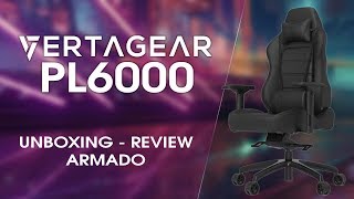 ¿La Silla Gamer más grande y cómoda PL6000 de VERTAGEAR [upl. by Odlanier]