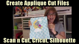 Applique Cut Files for Cricut Scan n Cut or Silhouette with Embrilliance [upl. by Ahserkal]