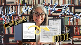 Kobo Libra 2 Color EInk Walkthrough and Converting Kindle Books for Kobo [upl. by Gallagher731]