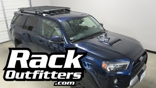 Most Versatile Roof Rack System for Toyota 4Runner the Rhino Rack SX Platform Tray [upl. by Aidin768]