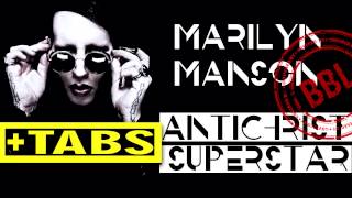 Marilyn Manson  Antichrist Superstar Bass cover Play Along With Tabs [upl. by Constantia]