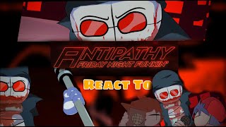 Antipathy Hank V1 FULL Week  Fnf Characters React To Tricky Madness Combat 6 Antipathy [upl. by Kaycee]