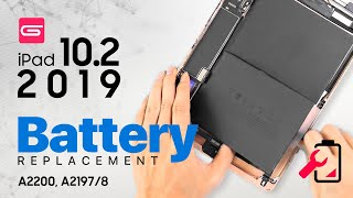 iPad 7 2019 102 Battery Replacement A2200 A2197 A2198 [upl. by Og632]