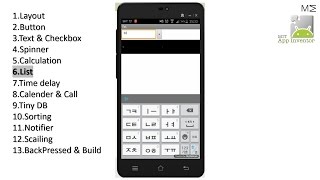 APP inventor 6 ListView [upl. by Angie]