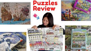 2021 Jigsaw Puzzle Review  Ravensburger Heye Schmidt Educa Eurographics Galison  Part 1 [upl. by Keavy]