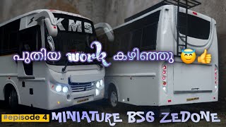 bs6 zedone bus miniature miniature bmr zedone mini tourist bus making bus making kerala [upl. by Akiemehs]