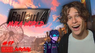 Fallout 4 Nuka World Survival Mode Part 17  Journey to Amusement Livestream [upl. by Mundy]