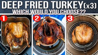 The Best Way to Deep Fry a Thanksgiving Turkey  We Tried them ALL  SAM THE COOKING GUY 4K [upl. by Artined]